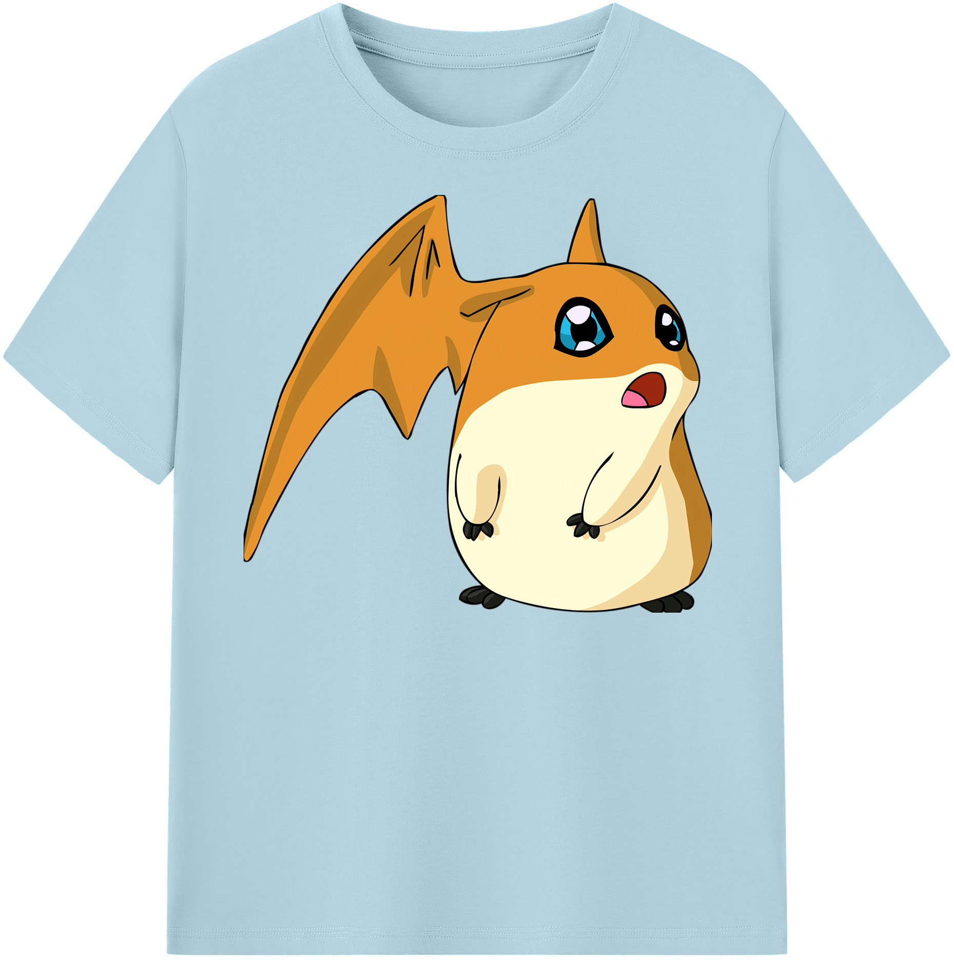 （画像用） Digimon デジタルモンスター/デジモン 綿100％半袖Tシャツ（フロントプリント）